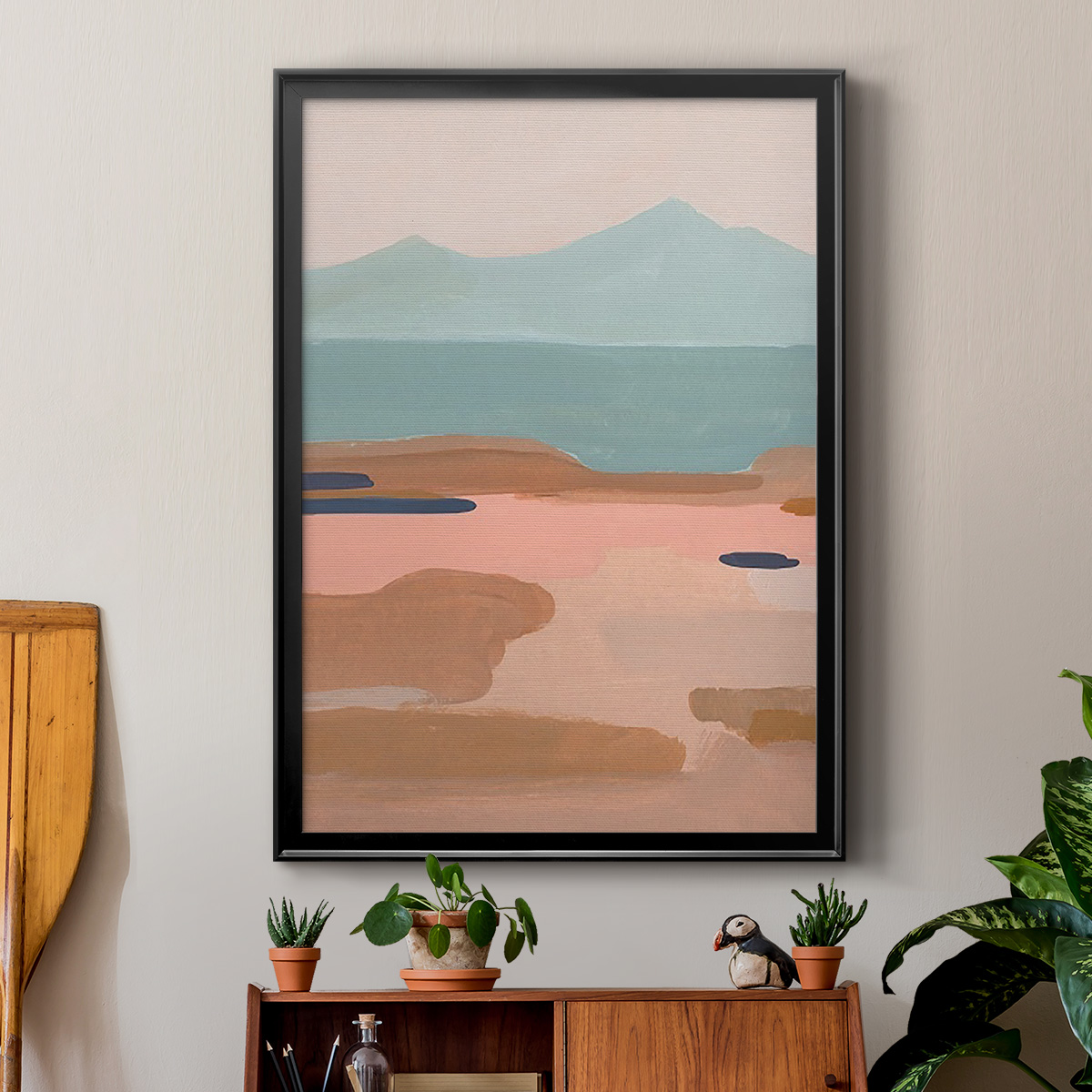 Desert Sunrise II Premium Framed Print, in Gold, Black, or Silver - Ready to Hang