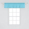 thumbnail image 2 of Ambesonne Checkered Window Valance, Aqua Stripes Diagonal, 54" X 12", Aqua White, 2 of 3