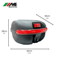thumbnail image 4 of Maletero para Moto 24L con Llave y Base Universal, 4 of 4