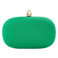 thumbnail image 2 of Bolsa de noche con cerrojo de flores Elegante cadena europea Bolsos de baile para boda (Verde) Likrtyny Para Estrenar, 2 of 7