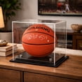 thumbnail image 6 of OnDisplay Deluxe Acrylic UV-Protected Basketball/Soccer Ball Display Case, 6 of 7