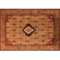 thumbnail image 1 of Ahgly Company Indoor Rectangle Oriental Orange Industrial Area Rugs, 5' x 7', 1 of 4
