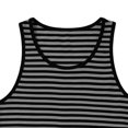 thumbnail image 6 of Mens Striped Tank Top Sleeveless Crew Neck Summer Casual Gym Running T-Shirt Muscle Tee Fathers Gift, 6 of 7