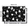 thumbnail image 5 of Halloween Ghost Bat Star Pattern Summer Placemats Table Placemats Set Of 6-Linen Kitchen Washable Placemats Table Mats 11.8"x17.7" Non-Slip Heat Resistant, 5 of 5