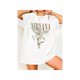 thumbnail image 1 of Women's Letter & angel Print Round Neck Tee, Vintage Casual Short Sleeve T-shirt for Daily Wear, Ladies Summer outfit, 1 of 6