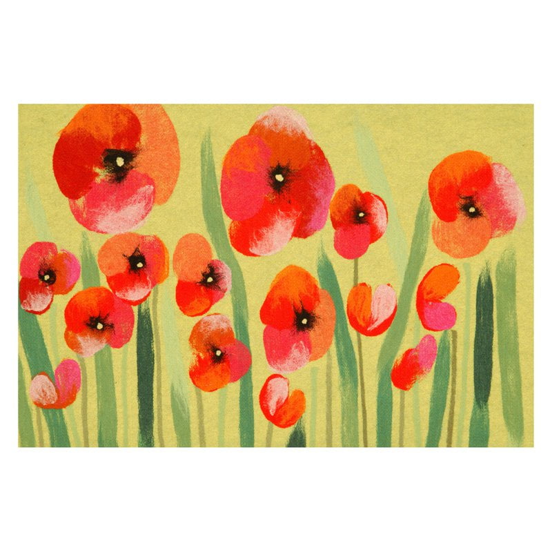 Liora Manne Visions IV Poppies Doormat by Supplier Generic