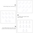 thumbnail image 4 of Weiweiguan 20Pcs Crystal Model Display Rack Acrylic Jewelry Showing Stand Mineral Holder, 4 of 6