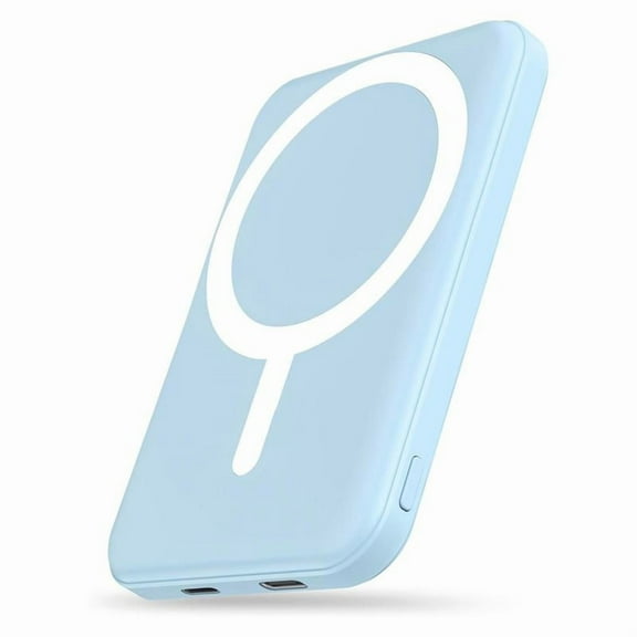 for MagSafe Battery Pack, 5000mAh Magnetic Power Bank Fast Charging Wireless Portable Charger for iPhone 16/15/14/13/12/ All Series