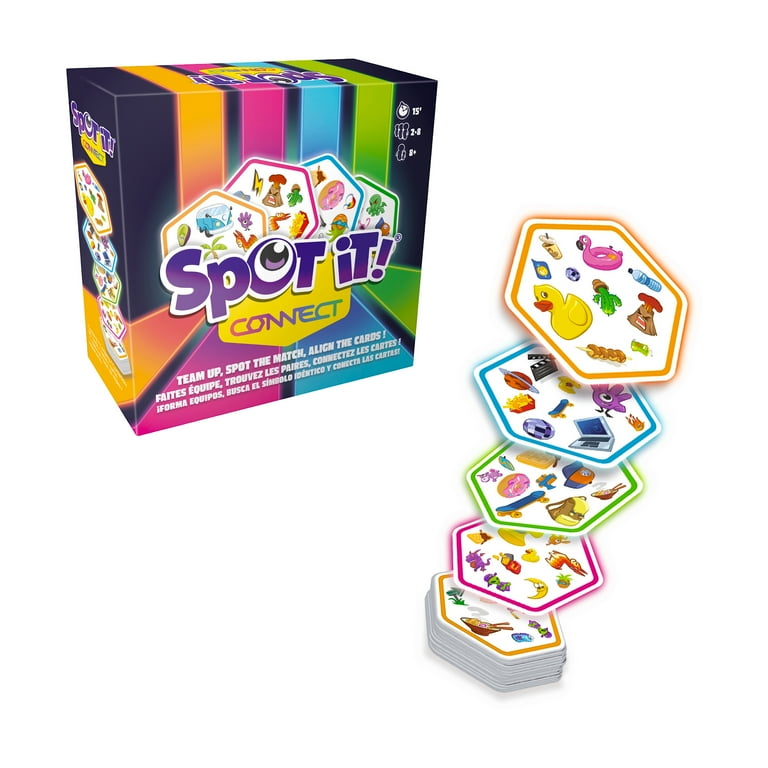 Zygomatic, Spot it! Connect, 90 Cards, Fast-paced Reflex Game