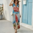 thumbnail image 5 of Summer Fruit Watermelon Sleeveless Dress Female Clothing Dress Women Summer 2025 Dress, 5 of 6