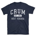thumbnail image 1 of Crum West Virginia Classic Established Men's Cotton T-Shirt, 1 of 1