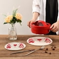 thumbnail image 6 of SKYSONIC Cute Valentine's Gnomes Pot Holders Trivets, 2 Pcs Heat Resistant Trivets,Valentines Day Cotton Thread Weave Mats for Hot Pads Pans Pot Bowl Teapot for Kitchen Decor, 6 of 7