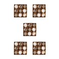 thumbnail image 1 of Transemion Christmas Ball Ornament Wide Application Festive Decoration Gift Tree Trinket Christmas Decorations 6 5Set, 1 of 6