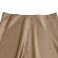 thumbnail image 4 of LEBONYARD High Waist Midi Skirt for Women,Fall Fashion Women Casual Comfortable Solid Color High Waisted Skirt Khaki S, 4 of 6