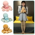 thumbnail image 3 of Muñeco de peluche de pulpo de simulación encantador para niños de Chicmine, juguete de peluche suave, decoración para el hogar, regalo para niña, 3 of 8