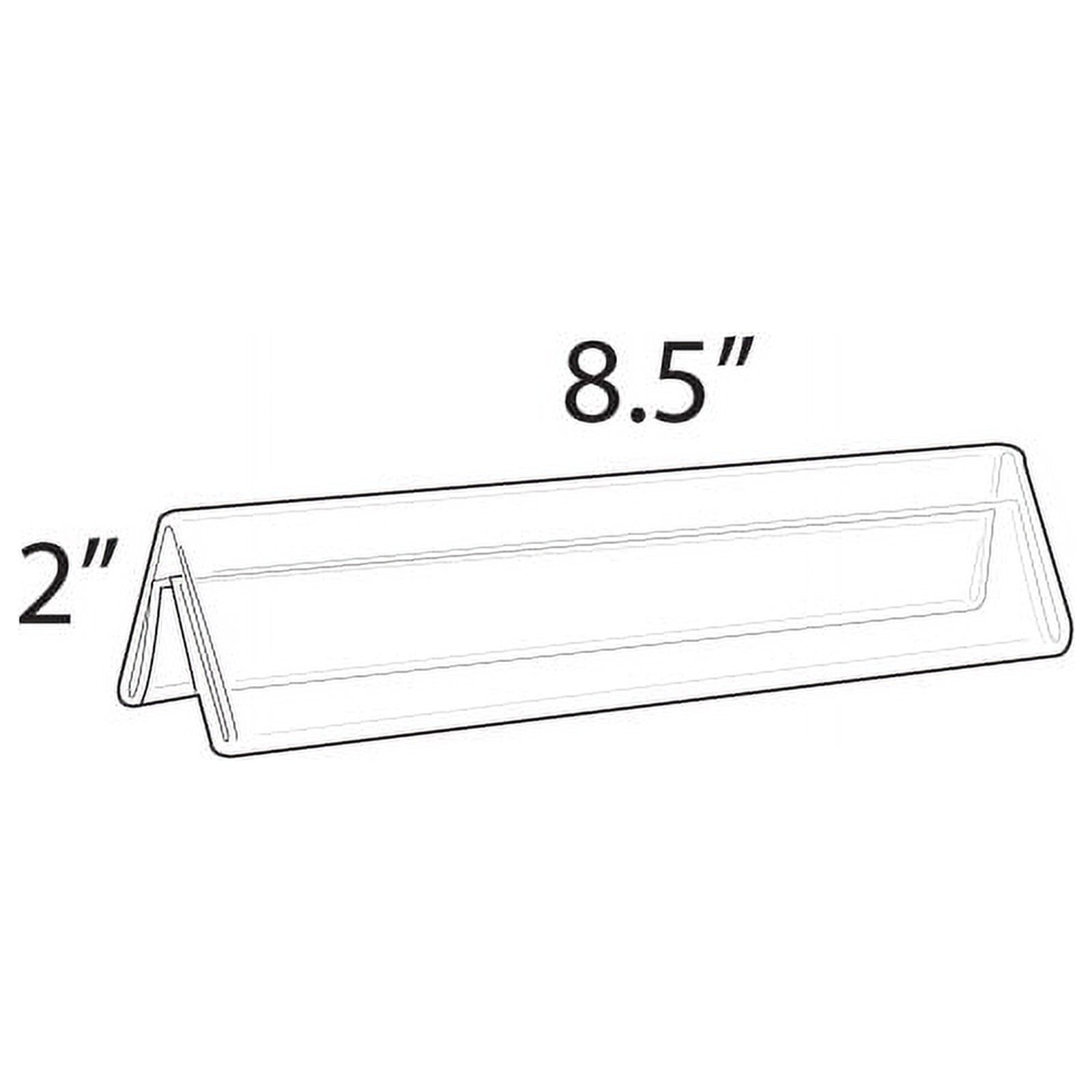 Azar 4.25 x 11 Top-Load Acrylic Sign Holder 10ct