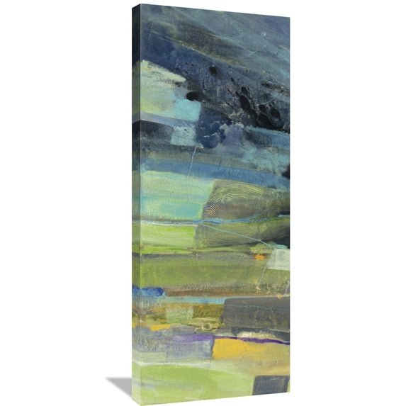 Global Gallery Albena Hristova 'View of the Coast Panel I' Canvas Wall Art