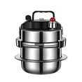 thumbnail image 1 of Abbracc Small 2L Pressure Cooker Travel Family Household Outdoor Cooking Pot Camping for, 1 of 5