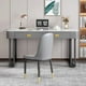 thumbnail image 3 of Drawers Storage Office Desk Shelf Vanity Living Room Legs Computer Desks Metal Mesa De Escritorio Modern Furniture My Lux Decor Round, 3 of 11