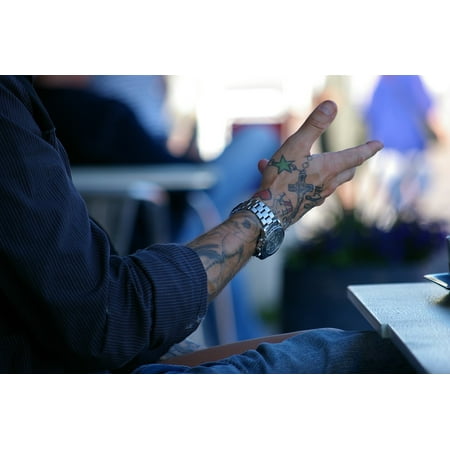 - LAMINATED POSTER Expression Watch Man Hand Tattooed Arm Poster Print 24 x 36