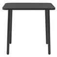 thumbnail image 2 of vidaXL Table de Jardin Gris Foncé 80x80x72 cm Acier, 2 of 4