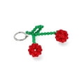 thumbnail image 2 of No Boundaries Women's Hands Free Bag Charm, Beaded Cherries, 2 of 5