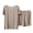 Khaki, variant on XINC Silk Pajamas for Men Women's Shorts Short Sleeves Casual Two Piece Pajamas Casual Suit Sleepdress
