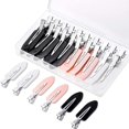thumbnail image 1 of Gingbiss 20 Piezas Pinzas para el Cabello sin Dobleces Pinzas para el Cabello sin Arrugas Pinzas para Rizar con Caja de Almacenamiento para Peinado Flequillo Ondas Aplicación de Maquillaje, 1 of 5