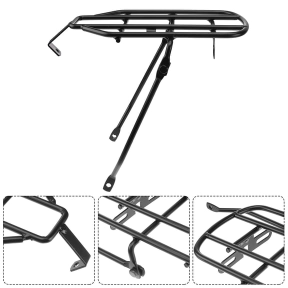PAMINGONO Rear Rack Compact Luggage Carrier Easy to Install Outdoor Storage Accessory