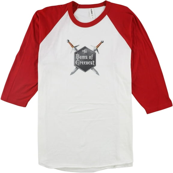 TeePublic Mens The Bums Of Greenest Graphic T-Shirt, White, Large