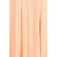 thumbnail image 5 of Women's Plus Size Casual 3/4 Sleeves Basic A-Line Pleated Solid Midi Dress, 5 of 6