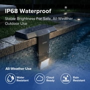 SANSI Solar Underwater Pool Light 20-Color 3-Mode LED Remote Controlled Above-Ground 1-Pack