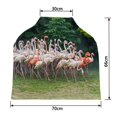 thumbnail image 2 of PKQWTM Flamingo Birds Standing Nursing Cover Baby Breastfeeding Infant Feeding Cover Baby Car Seat Cover, 2 of 2
