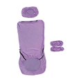 thumbnail image 2 of twisto Office Chair Covers Removable Elastic Chair Seat Cover with Headrest Slipcover And Armrest Protector Polyester Yarn Suitable for Home Office Study Spa Purple, 2 of 8