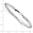 thumbnail image 3 of 10 Karat White Gold Polished Bangle, 3 of 3