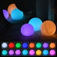 thumbnail image 6 of LED Globe Orb Light, Rechargeable Glowing Ball Light w/Remote, Dimmable RGB Color Changing Glowing Orb for Kid Adult, Waterproof Light Up Ball Night Light for Home Garden Patio Party, 6 of 8