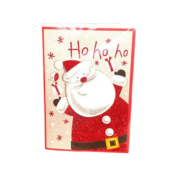 Christmas Music Card With Built In Melodies Random Popup Surprise Design Premium Paper for Festival Greetings
