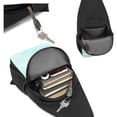 thumbnail image 4 of Rocae Blue Bright for Sling Bag Chest Shoulder Backpack Crossbody Bags Casual Daypack for Men Women, 4 of 5