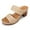A Beige, variant on Wovix House Slipper For Women Double Toe Shoes Breathable Soft Low Heel Simple Dreesy And Casual Daily Wear