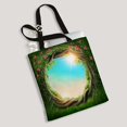 thumbnail image 1 of EREHome Sac en Toile Forêt Sombre Enchantée au Printemps Sac de Courses Réutilisable 14 Pouces(L) x 16 Pouces(H), 1 of 1