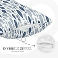 thumbnail image 3 of Daiia Blue Fish Bedding Waterproof Pillow Protector Zippered Queen – Bed Bug Proof Pillow Encasement-20"x30", 3 of 6