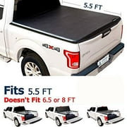 Tri-Fold Tonneau Truck Bed Cover Ford F-150 2004-2014, 5.5 ft. Bed