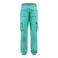 thumbnail image 4 of G-Style Men's Essential Enzyme Washed Twill Cargo Pants Mint 40/34, 4 of 4