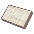 thumbnail image 1 of Estuche De Almacenamiento De Aretes, Bandeja De Exhibición De Joyas, Espacio Grande Resistente Al Polvo A Prueba De Polvo Con Tapa Transparente Para Collar De Anillo De Reloj ANGGREK Jewelry Storage Box, 1 of 8