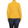 thumbnail image 3 of Women's Plus Size Casual Long Sleeves Open Front Office Work Wear Solid Blazer Jacket, 3 of 5