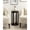 Black, variant on Kate and Laurel Dahl Modern Slatted Wooden Round Drink Table, 12 x 23, Black, Transitional Wood Accent Pedestal Table for Use as Living Room Plant Stand or Small Bedroom Nightstand