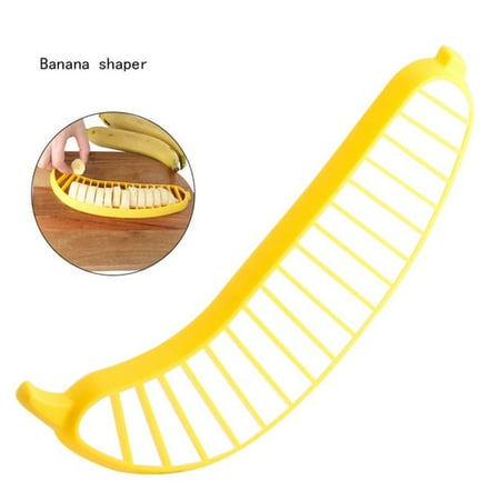 

5 Pack Banana Slicer Banana Cutter Chopper Fruit Salad Sundaes Chopper Kitchen Fruit Tool Salad Accessory