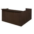 thumbnail image 5 of Legacy Double Box File Pedestal Reception Desk- Java, 5 of 8