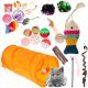 thumbnail image 2 of Suministros Para Gatos, Juguetes Para Gatos, Juguetes Para Gatitos, Surtidos, 26 Piezas, Túneles Para Gatos Plegables, Bolas Onduladas De Ratón Esponjoso, Pez Sisal, Juguete Interactivo De Plumas Para Muyoka Hogar, 2 of 6