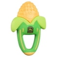 John Deere Massaging Corn Teether, Vibrating and Soothing Baby Teething